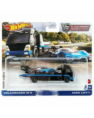 hotwheels premium team transport volkswagen  id r + aero lift  č.35