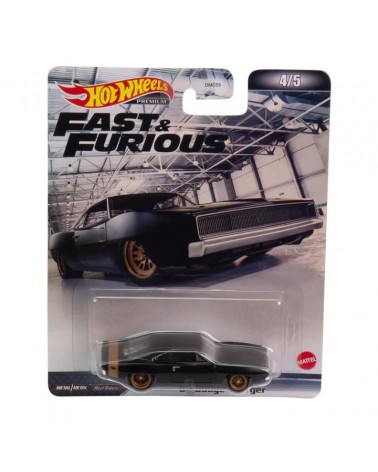 DODGE CHARGER 1968 HOTWHEELS PREMIUM FAST AND FURIOUS 4/5