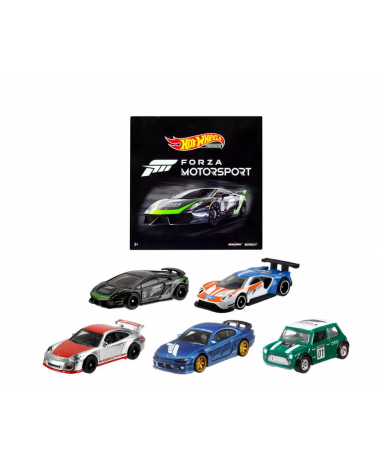 HOTWHEELS PREMIUM 2022  FORZA MOTORSPORT SET 5 MODELŮ