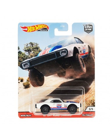 CHEVROLET CAMARO OFF ROAD 1967 HOTWHEELS PREMIUM CAR CULTURE Wild Terrain 3/5