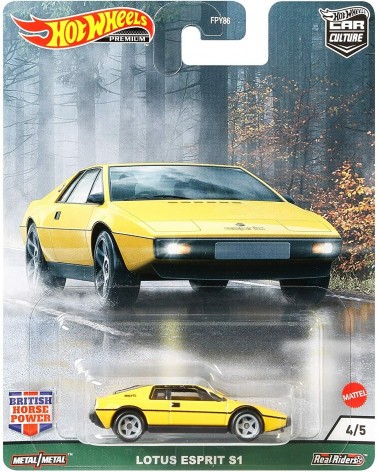 LOTUS ESPRIT HOTWHEELS PREMIUM BRITISH HORSE POWER 4/5