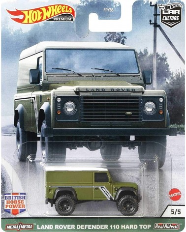 LAND ROVER DEFENDER 110 HARD TOP HOTWHEELS PREMIUM BRITISH HORSE POWER 5/5