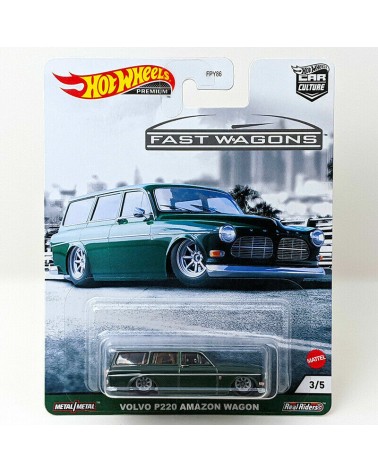 VOLVO P220 AMAZON WAGON HOTWHEELS PREMIUM FAST WAGONS 3/5