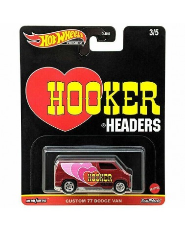 CUSTOM DODGE VAN 1977 HOTWHEELS PREMIUM SPEED SHOP GARAGE 3/5