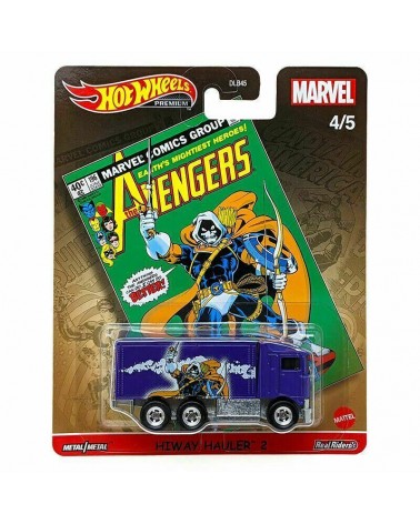 HIWAY HAULER 2 HOTWHEELS 2021 PREMIUM MARVEL COMPLETE SET OF 5 CAPTAIN AMERICA 4/5