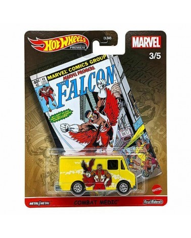 COMBAT MEDIC HOTWHEELS 2021 PREMIUM MARVEL COMPLETE SET OF 5 CAPTAIN AMERICA 3/5