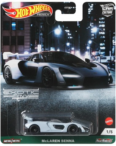 MCLAREN SENNA HOTWHEELS PREMIUM  EXOTIC ENVY 1/5