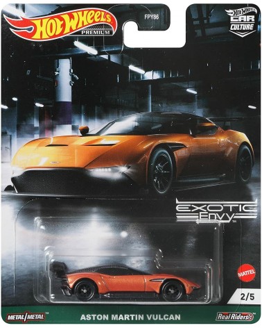 ASTON MARTIN VULCAN HOTWHEELS PREMIUM  EXOTIC ENVY 2/5