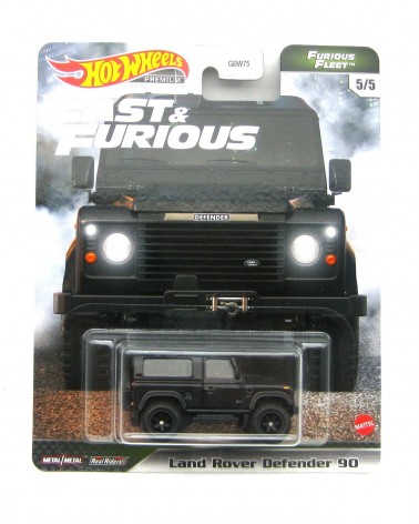 LAND ROVER DEFENDER 1990 HOTWHEELS PREMIUM FAST AND FURIOUS-FURIOUS FLEET 5/5