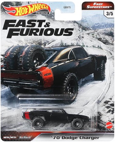 DODGE CHARGER 1970 HOTWHEELS PREMIUM FAST AND FURIOUS-FAST SUPERSTARS 3/5