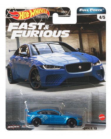 JAGUAR XE SV PROJECT B HOTWHEELS PREMIUM FAST AND FURIOUS  FULL FORCE 4/5