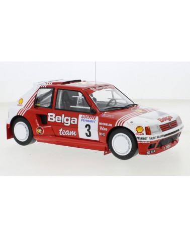 Peugeot 205 T16 č.3 Rally Ypres  1985  B.Darniche - A.Mahe