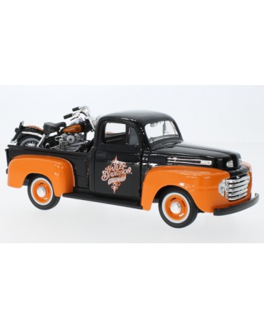 Ford   F-1 Pickup 1948 + harley davidson FLH Duo Glide 1948