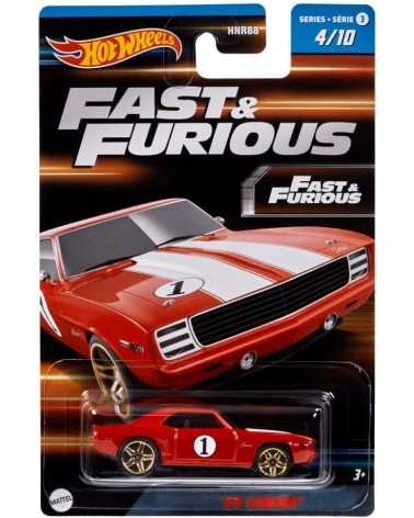 CHEVROLET CAMARO 1969 HOTWHEELS  FAST AND FURIOUS 4/10