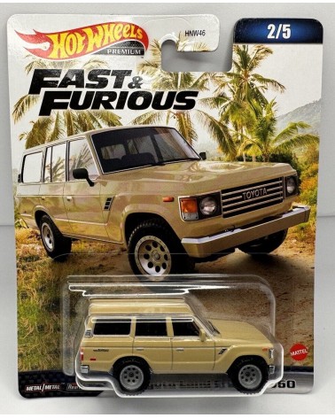 TOYOTA LAND CRUISER FJ60  HOTWHEELS PREMIUM FAST AND FURIOUS