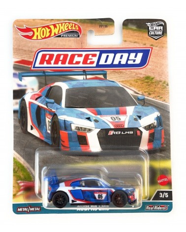 AUDI R8 LMS HOTWHEELS PREMIUM CAR CULTURE RACE DAY 3/5