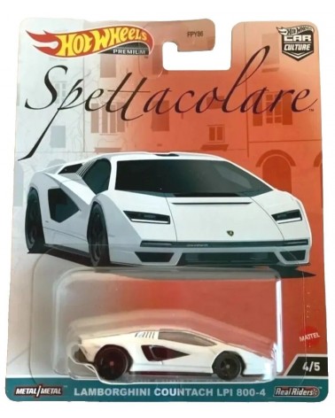 LAMBORGHINI COUNTACH LPI 800-4 HOTWHEELS PREMIUM CAR CULTURE SPETTACOLARE 4/5