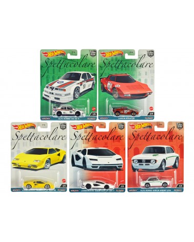 LAMBORGHINI COUNTACH LPI 800-4 HOTWHEELS PREMIUM CAR CULTURE SPETTACOLARE 4/5