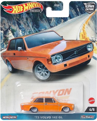 VOLVO 142 GL 1973 HOTWHEELS PREMIUM CAR CULTURE  CANYON 4/5