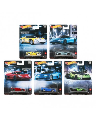 HOTWHEELS PREMIUM REAL RIDERS  EXOTIC ENVY CELÁ SADA