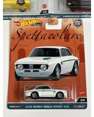 ALFA RMEO GIULIA SPRINT GTA HOTWHEELS PREMIUM SPETTACOLARE 5/5