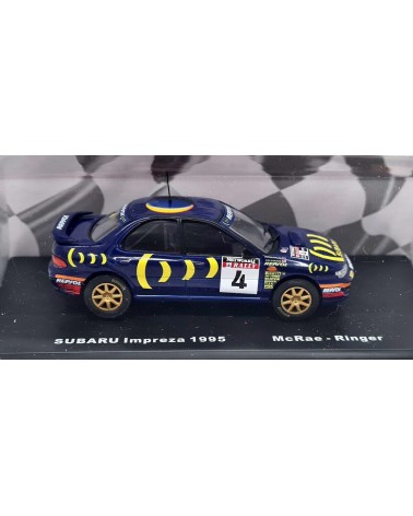 SUBARU IMPREZA Č.4  NETWORK Q RALLY 1995 C.MCRAE - D.RINGER