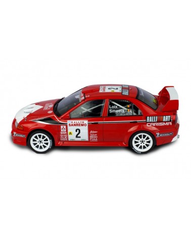 MITSUBISHI CARISMA GT EVO VI Č.2 RALLY SAN REMO 1999 F.LOIX - S.SMEETS