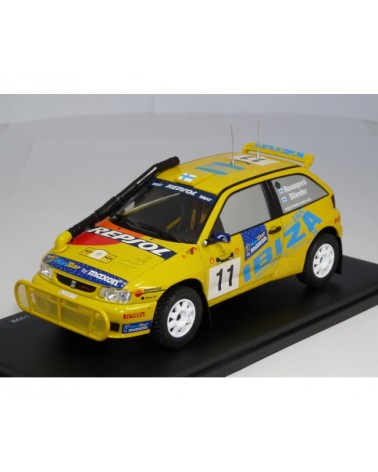 Seat Ibiza Kit Car č.11  Rally Safari 1998 H.Rovanpera - V.SILANDER