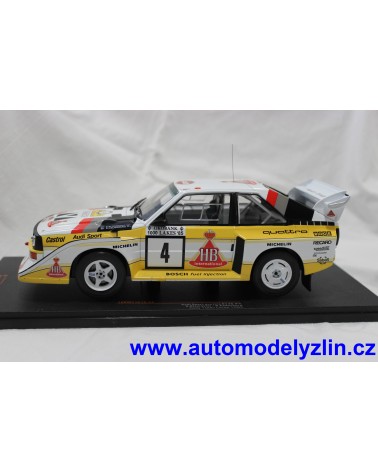 Audi Sport quattro S1 E2 Č.4 1000 Lakes Rally 1985 S.Blomqvist - B.Cederberg