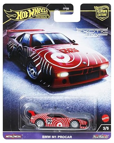 BMW M1 PROCAR HOTWHEELS PREMIUM CAR CULTURE EXOTIC ENVY 35