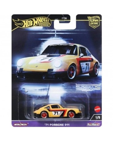 PORSCHE 911 1971 HOTWHEELS PREMIUM CAR CULTURE EXOTIC ENVY 1/5