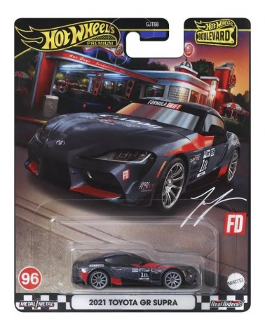 TOYOTA GR SUPRA 2021 HOTWHEELS PREMIUM BOULEVARD 96