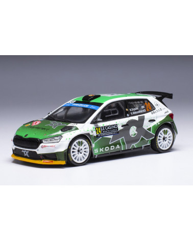 Škoda Fabia RALLYE 2 Č.24   Rally Monte Carlo 2023 N.Gryazin - K. AleKsandrov