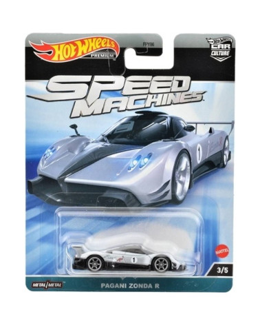 PAGANI ZONDA R HOTWHEELS PREMIUM SPEED MACHINE 3/5