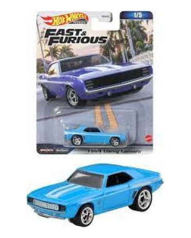 Chevrolet Camaro 1969  HOTWHEELS PREMIUM FAST AND FURIOUS 1/5