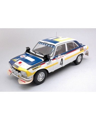 PEUGEOT 504 TI Č.4 RALLY MOROKO 1975 T.MÄKINEN - H.LIDDON