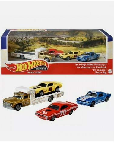 HOTWHEELS PREMIUM CAR CULTURE DIORAMA BOX SET HEMI